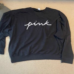 Black pink sweatshirt